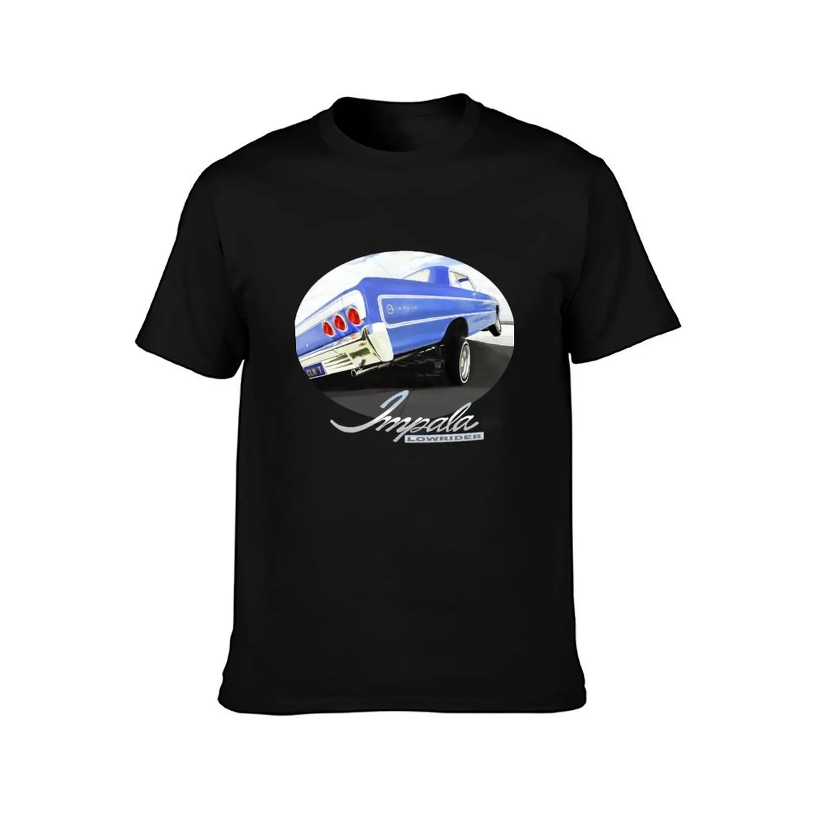 64 IMPALA LOWRIDER T-Shirt Summer Casual Cotton Tee Oversized Streetwear Tops Vintage Graphic Print Loose Fit Short Sleeve