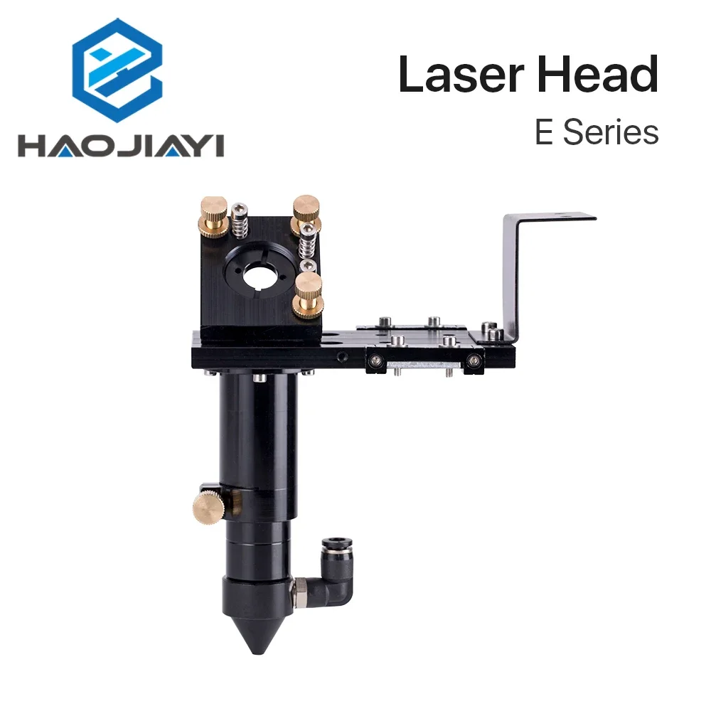 

HAOJIAYI E Series: CO2 Laser Head for Lens D18mm FL38.1 D20mm FL50.8 & 63.5 & 101.6 mm Mirror 25mm for Laser Cutting Machine