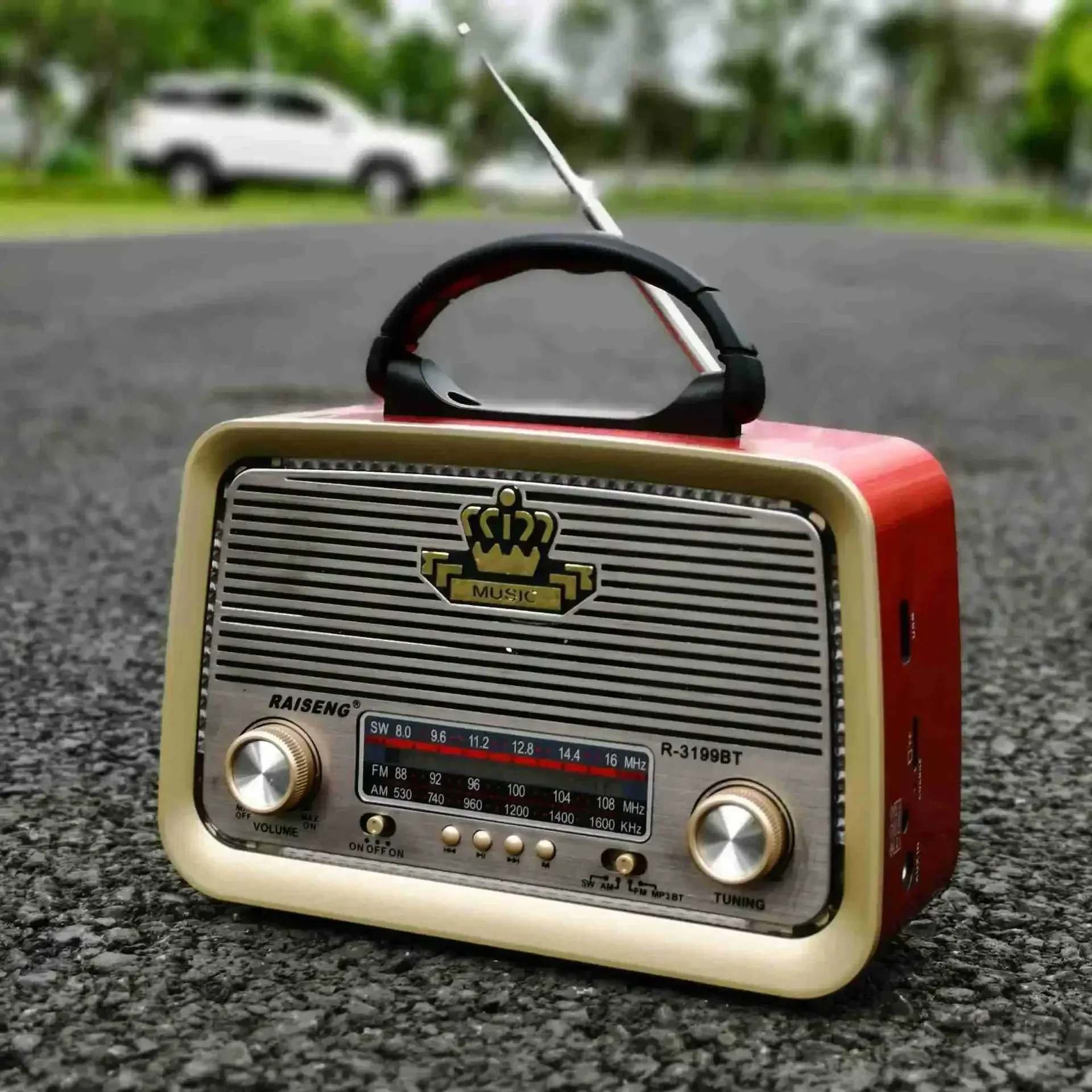 Vintage Radio Home Radio Portable Subwoofer Bluetooth Speaker TF Card USB Flash Drive MP3 Player caixa de som Bluetooth AM/FM/SW