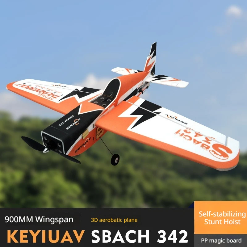 KEYIUAV Sbach 342 Rc Airplane 900Mm Wingspan Pp Magic Board 3D Stunt Fixed Wing Aerobatic Aircraft For Adult Flying Enthusiasts