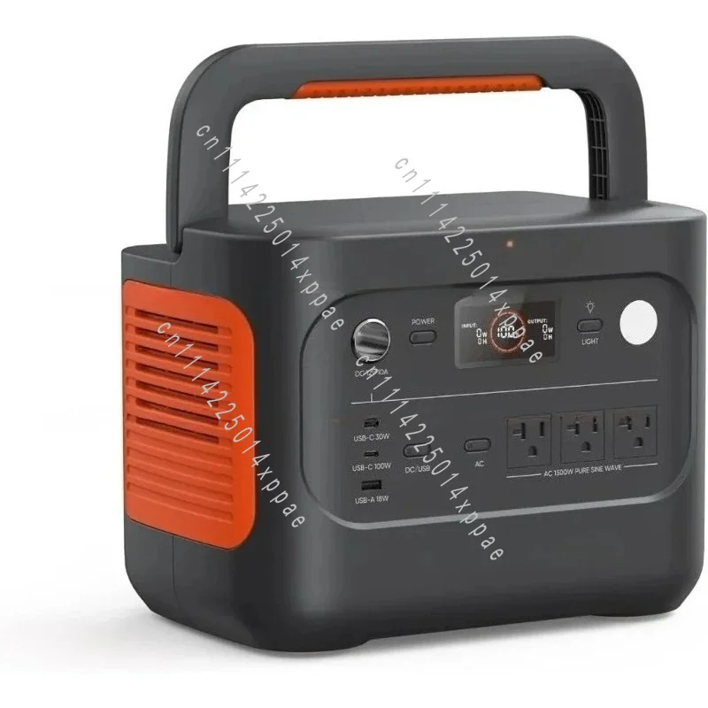 1 Hr Fast Charge, Solar GeneratorSolar Panel Optional) 1000 V2 Portable Power Station,1500W AC/100W USB-C Output
