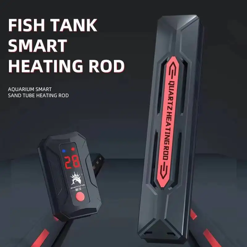 水族館の付属品を備えた加熱ロッド110v-220v300w-1200w調整可能な自動定温水槽ヒーター