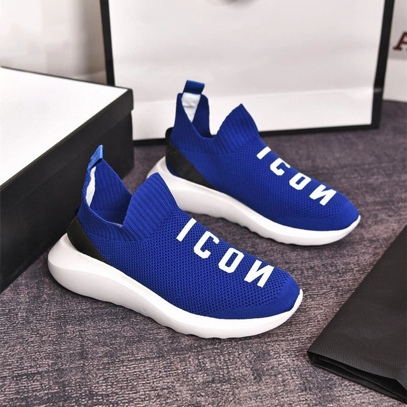 2025 Men's Sneakers Top Quality Shoes Men Mesh Breathable Summer Casual Walking Sneaker Tenis ICON Printed Shoes