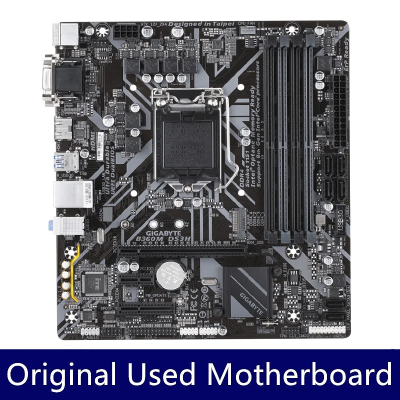 LGA1151 motherboards Gigabyte GA B360M DS3H original LGA 1151 DDR4 64GB B360 desktop computer motherboards