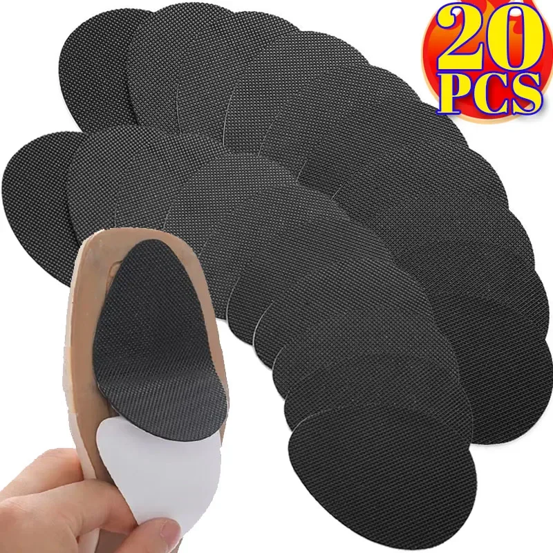 Cuttable Anti Slip Ellipse High Heels Patch Sole Wear Resistant Sticker Sole Strong Adhesive Semicircle Paster Shoes Care Pads