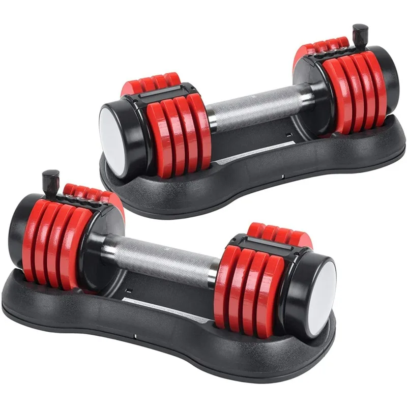 

Durable Smart Adjustable Dumbbell with Adjustable Holder for Whole Body Workout Home Gym Fitness Equipment New Arrival