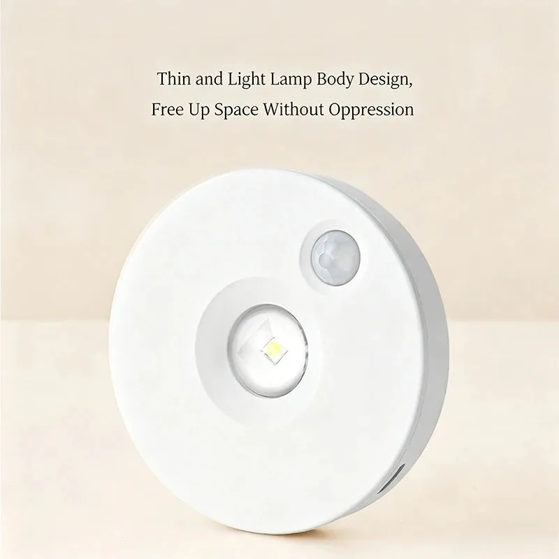 Wireless Magnetic LED Light, Remote & Motion Sensor, 3-Color Dimmable, Rechargeable for Cabinet Closet Wardrobe, No Drilling