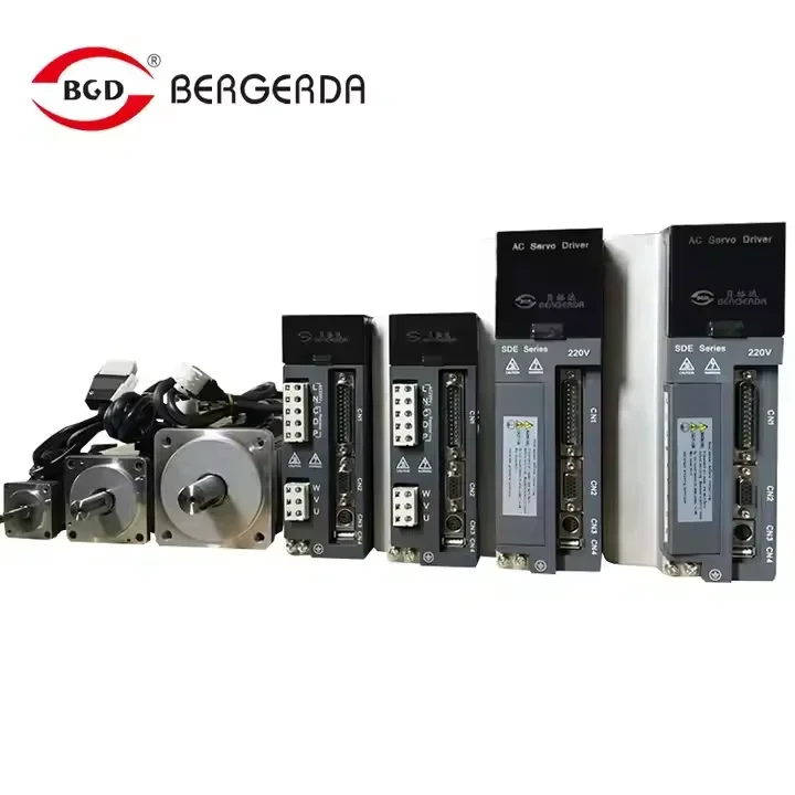 2026Factory Absolute Encoder 3000rpm 80MM Flange 2.4NM 9A 750W AC Servo Motor with Servo Driver