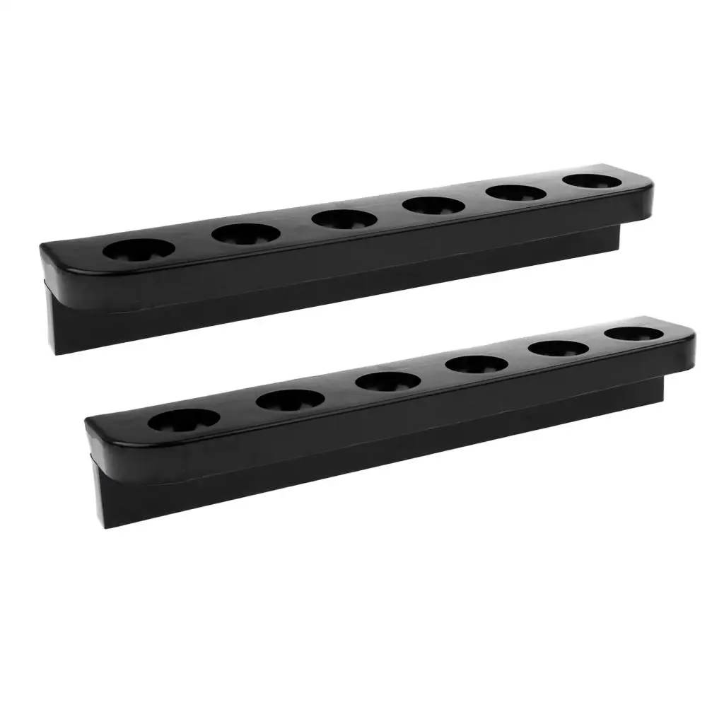 Billiard Pool Wall Bracket Hanging 6 Cues Rack Holder for Snooker