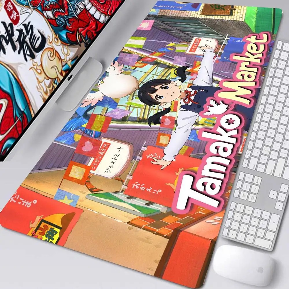 Anime T-Tamako Market Mousepad Non-slip Suitable For Office Computers Laptops E-sports Game Desk Mats XXL Keyboard
