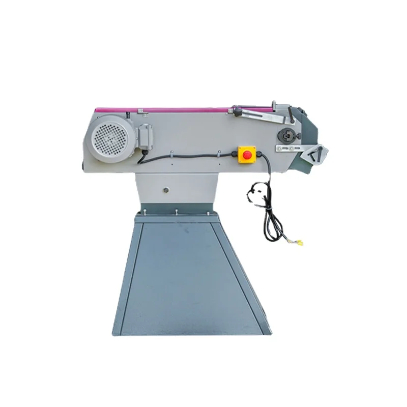 small belt grinding machine, industrial, standard export grinding machine, metal polishing and grinding