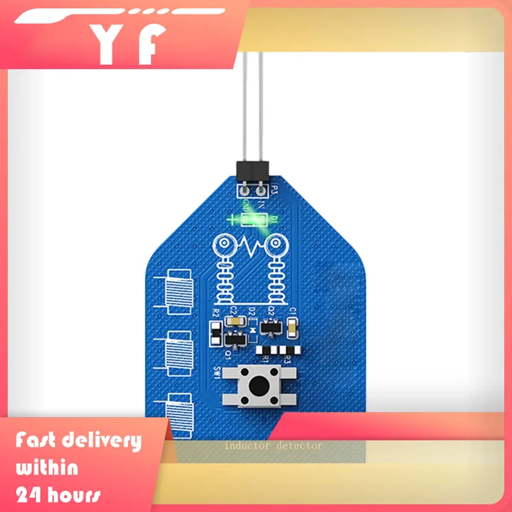 

CT-1 тестер катушек материнской платы, обнаружение индуктора для электромагнитной индукции, тестер для быстрой проверки неисправностей, инструмент детектора индуктора