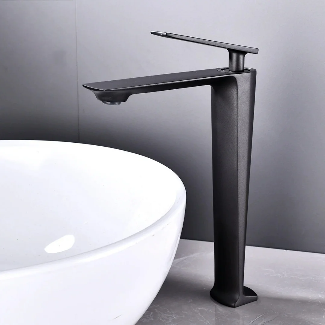 

Tall Bathroom Faucet Brass Black Basin Faucet Chrome Bathroom Faucet Lavotory Faucet Mixer Tap Hot and Cold Sink faucet