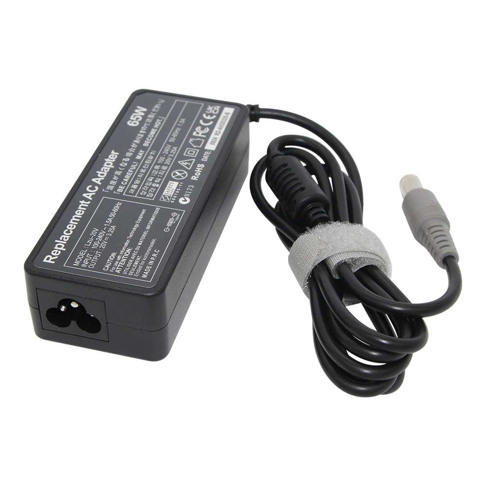 20V 3.25A 65W 7.9*5.5MM 8 Pin AC Laptop Adapter For Lenovo Thinkpad T400 E330 E430C E420 E445 E520 E545 E425 X201i Notebook