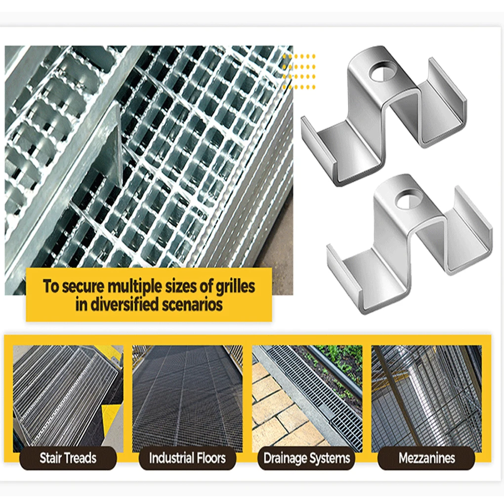2025 Nueva fijación segura para sistemas de drenaje Clips de sillín de acero galvanizado a granel para tornillo para uso industrial