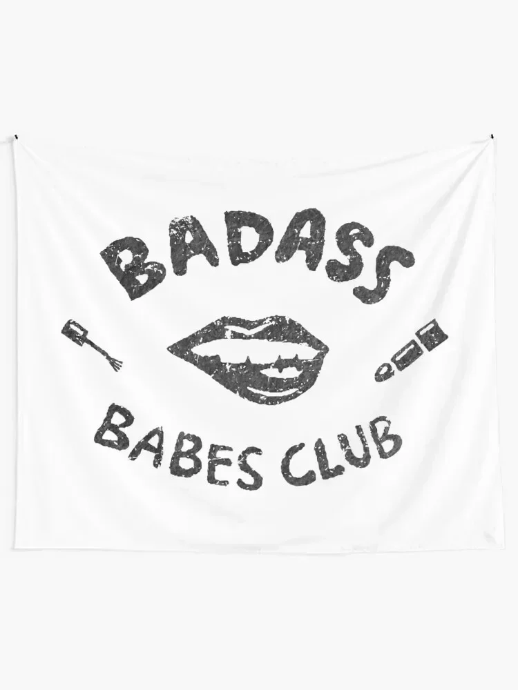 Badass Babes Club Flirt Tapestry Room Design Decorative Wall Mural Decor For Bedroom Room Aesthetic Tapestry