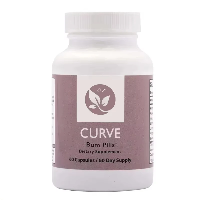 

Изогнутое улучшение — поперечная попа подходит для больших ягодиц. Легко к ласточке для быстрых эффектов, 60 капсул