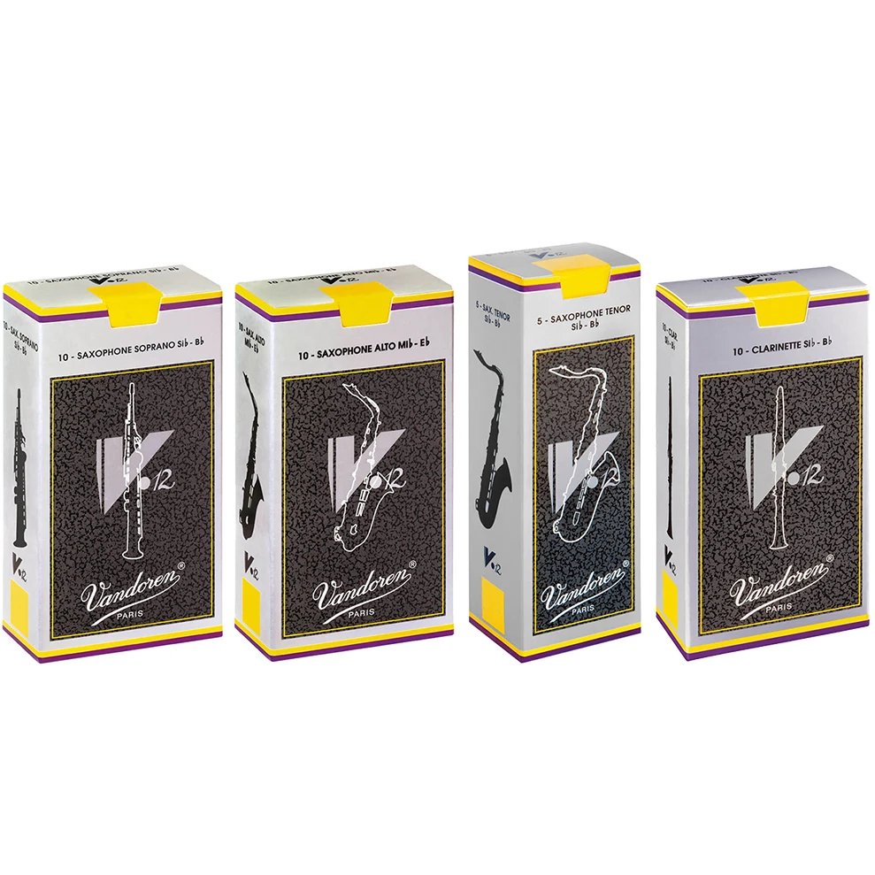 Original FRANCE Vandoren V12 Eb Alto Saxophone Reeds Bb Soprano Tenor Clarinet V12 Bb Reed