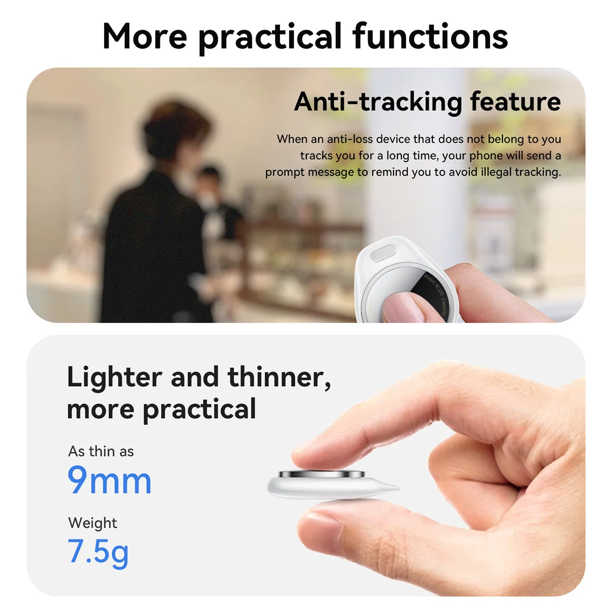 BC100 Airtag For Apple Find My With Case Anti Lost Device Smart Trackers For Cars Pet Keychain Bluetooth Mini Locator GPS Finder