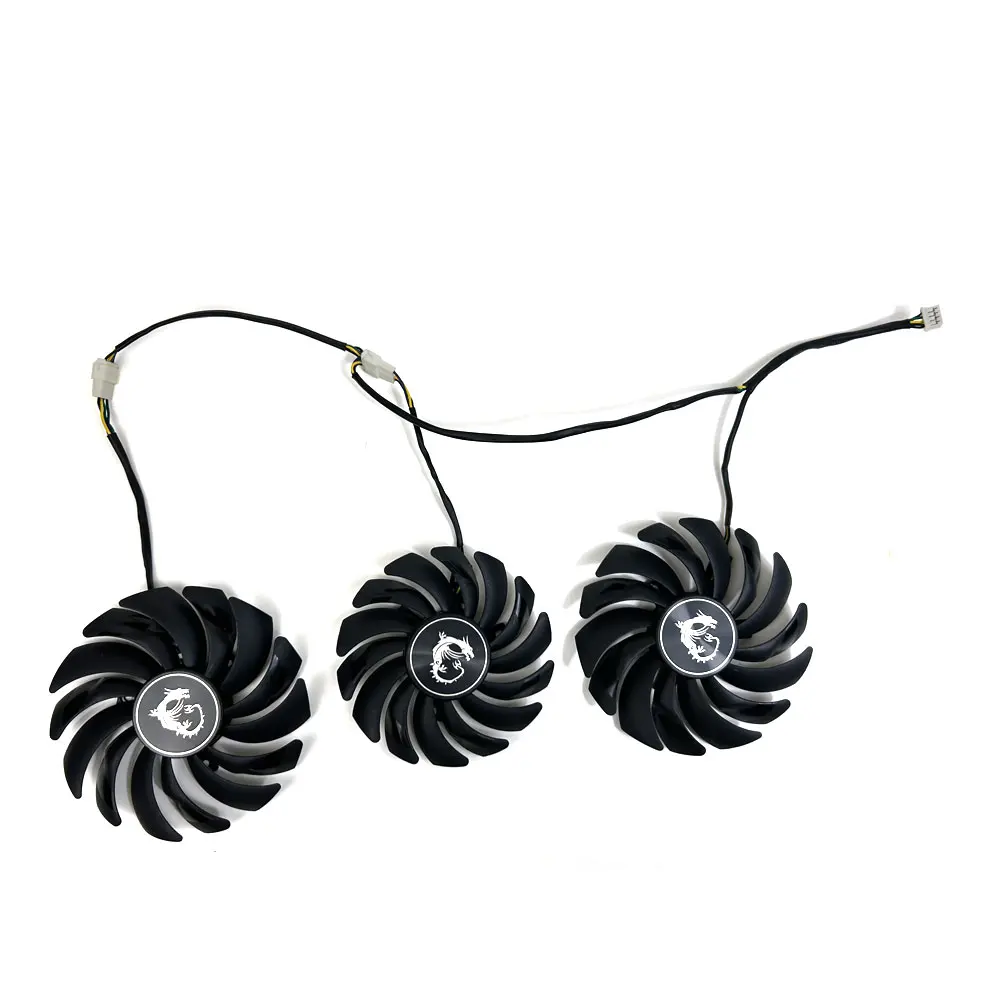 

New 95MM PLD10010S12HH 85MM PLD09210S12HH 4Pin Graphics card fan For MSI GEFORCE GTX 1080 Ti Gaming X Trio Graphics Card FAN