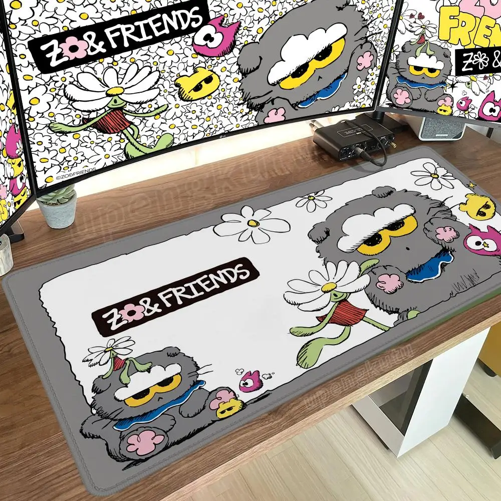 HD Z-ZOA Friends Mouse Pad XXL Computer Accessories Large Keyboard Laptop Table Pad The New Product Gamer Gaming 900x400x4mm