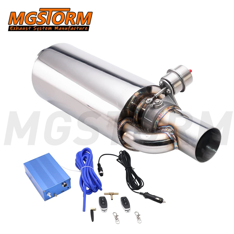 Valvetronic Exhaust Middle Pipe 63mm Cutout Valve Control 159mm Body 620mm Overall Length Exhaust Muffler Switch Set