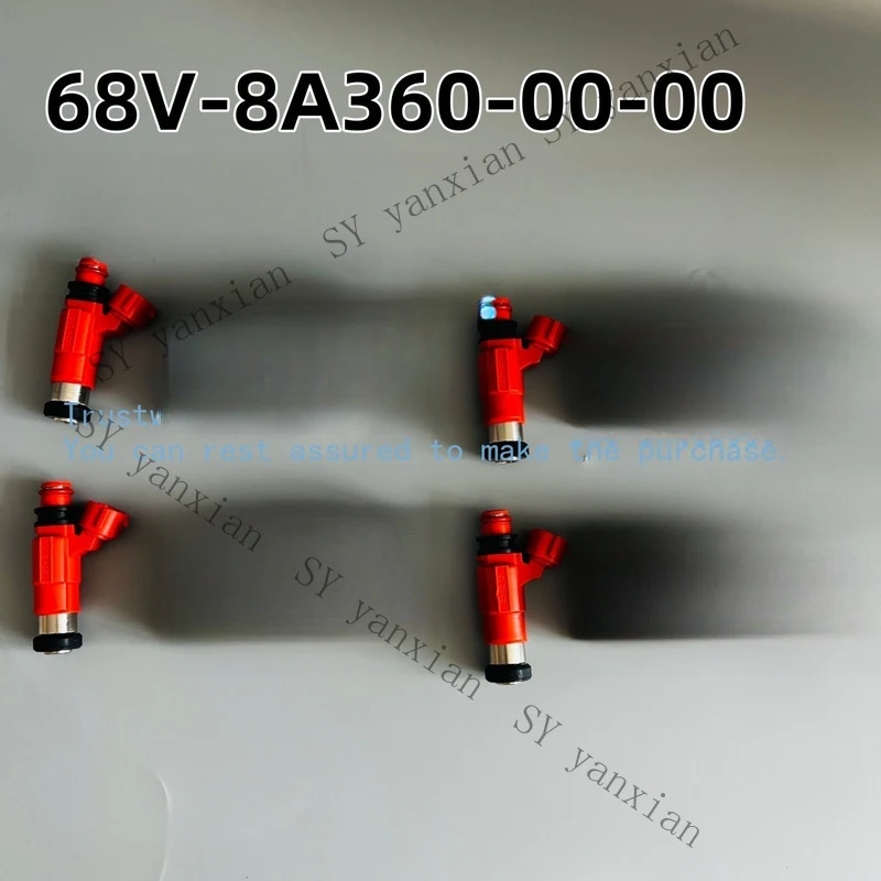 RN+   NEW 4PCS For Yamaha  Fuel Injectors 115 HP Outboard 68V-8A360-00-00 CDH210