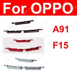 Bilashmart Volume Pwoer Side Button OPPO A91 4G F15 ON OFF Power VolumeSwitch Side Keys Flex Cable Replacement