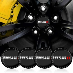 4pcs 56mm Car Wheel Center Cover Sticker Hub Cap For Nissan Nismo Tiida Teana GTR 350Z 370Z 240SX Juke Note Versa Almera X-Trail