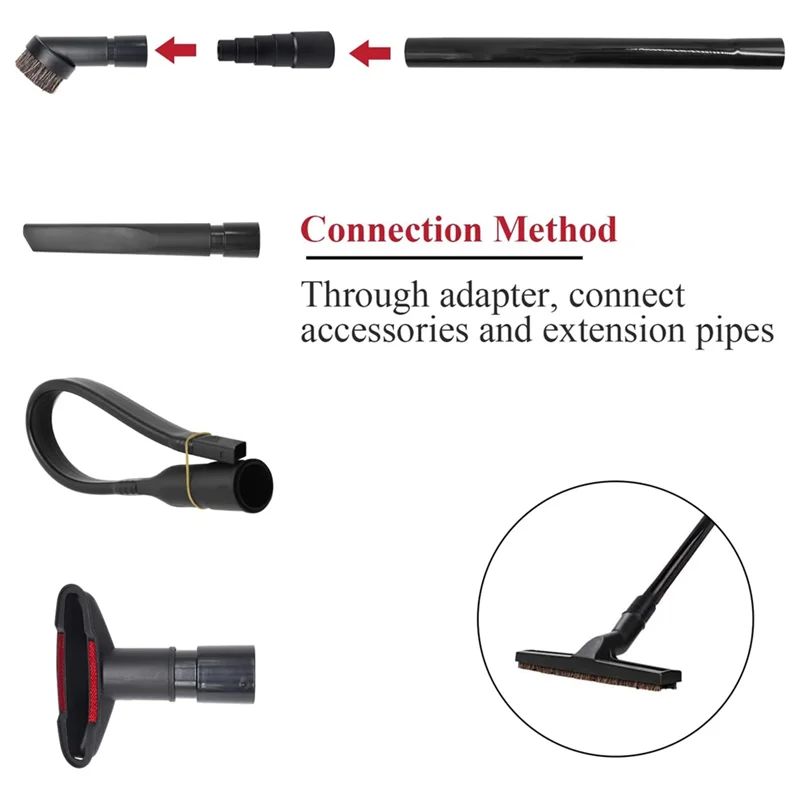 

Комплект вакуумных насадок и щетки для магазина, щетка для бытовой чистки, насадка, щелевой инструмент с адаптером-N38R