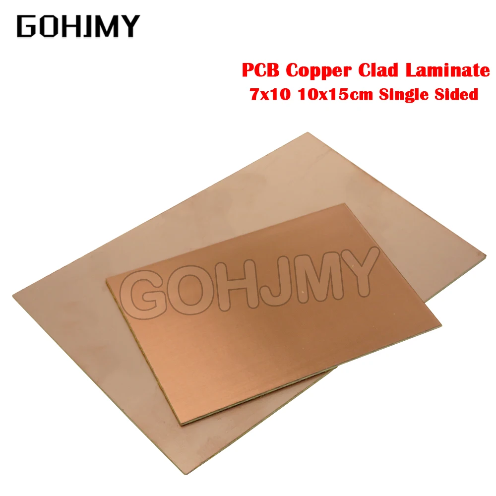 1PCS Single Sided Copper Clad Laminate PCB 7x10 10x15cm Copper Plated Universal Circuit Prototype Board FR4 for Etching DIY Kit