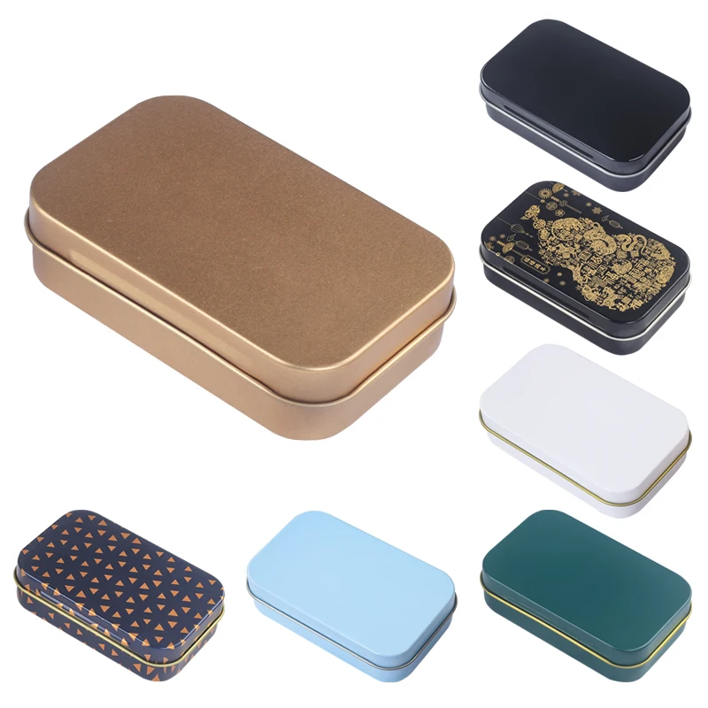 New Fashion Metal Cigarette Case Tin Storage Box Tobacco Cigarette Holder Storage Case Box