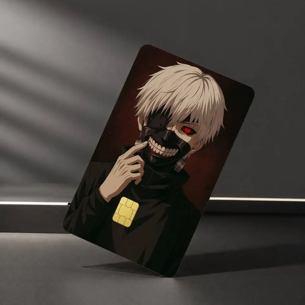 Kaneki Ken T-Tokyo G-Ghoul Sticker Film Tape Skin for Credit Card Debit Card Waterproof Stickers