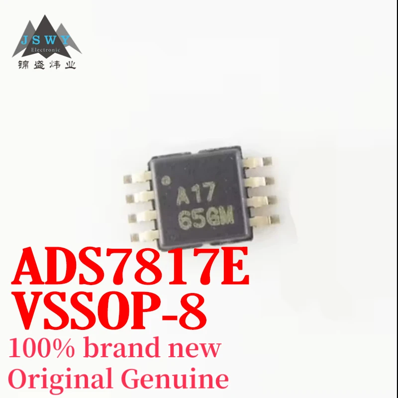 

(3/30 pieces) ADS7817E ADS7817 Silkscreen A17 MSOP-8 Digital to Analog Converter IC Brand New Original Free Shipping