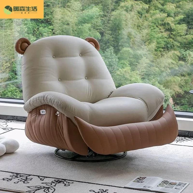 Lazy sofa multi-functional electric home simple bedroom living room sleeping can lie down leisure single rocking chair massage