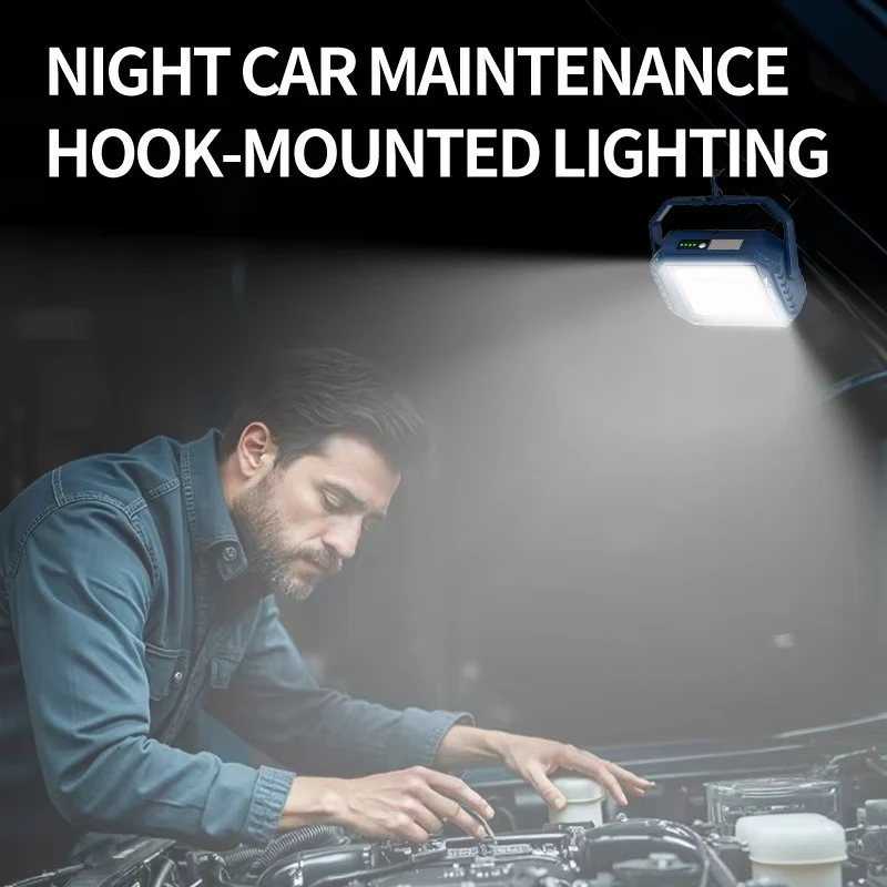 كشاف LED قابل لإعادة الشحن بالطاقة الشمسية - تصميم أرضية محمول، فائق السطوع، لاسلكي مع ميزة تغيير اللون، والتخييم في الهواء الطلق #6