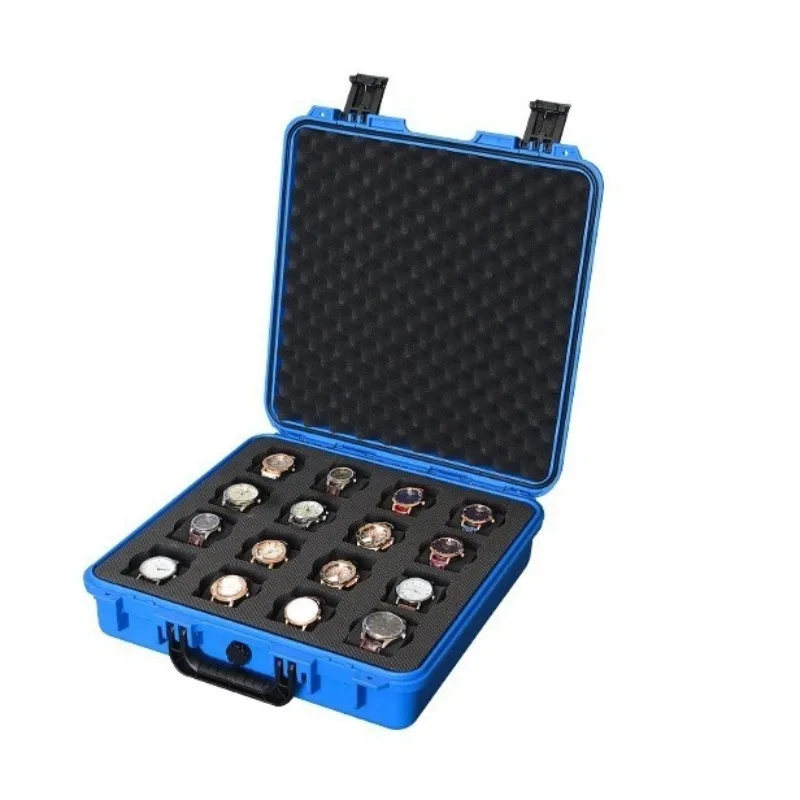 PP Plastic Watch Storage Box Handheld Thicken Watch Case Men Wrist Watches Display Organizer Sturdy Multi-functional Tool Boxes