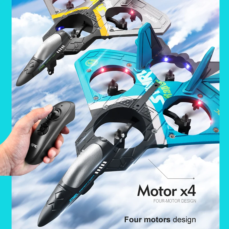 

Four-rotor Drone RC Aircraft fighter aircraft model glider foam drone children primary school boy toy plane