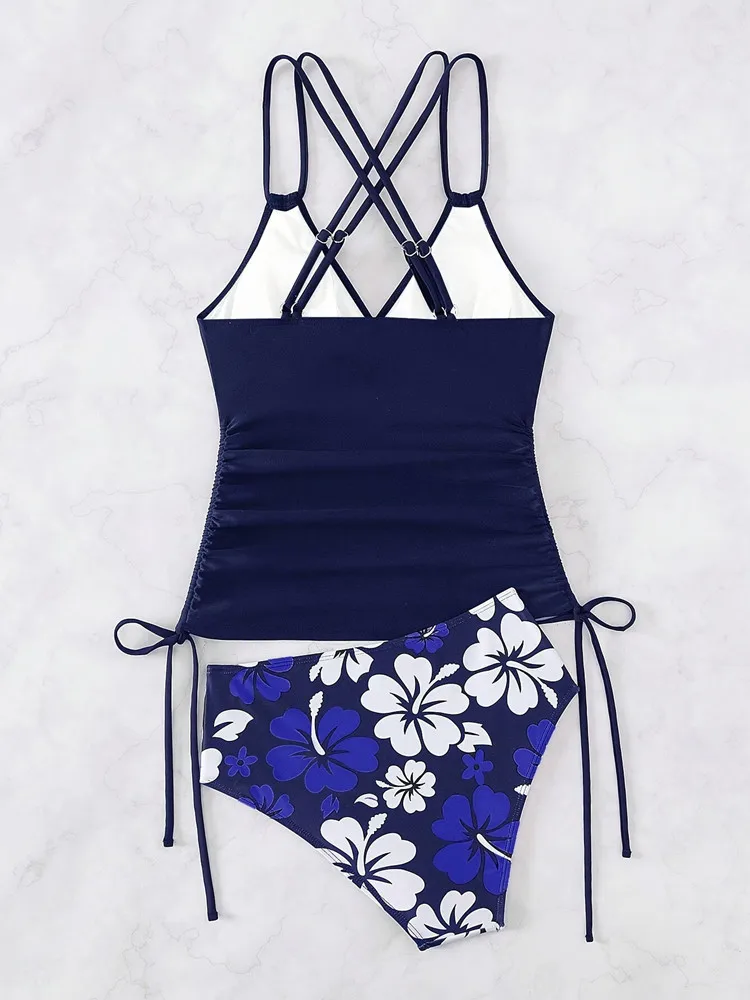 Sexy Swimwear Women Tankini 2026 Bikini Set Two Pieces Swimsuit Woman Bathing Suit Female Brazilian Beach Wear Monokini Swimming
