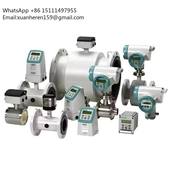 Semens SITRANS FM MAG 5100 W Electromagnetic Flow Sensor 7ME6520-3MC13-2AA1 Transmitter for Industrial Automation