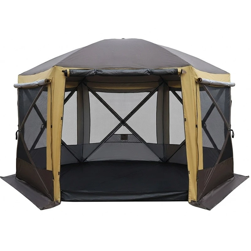 hexagonal tent, canopy tail tent, windproof and rainproof wedding