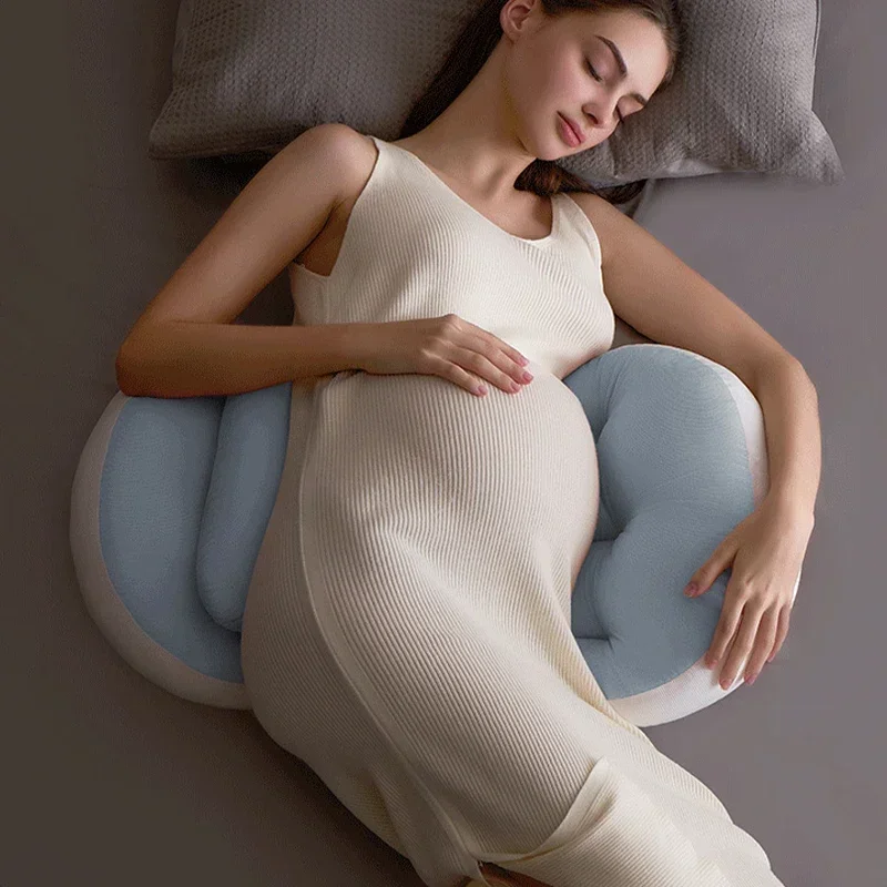 Women Pillow Universal Waist Support Pad Side Pregnant Modern Simple Semicircle Cushion Maternity Supplies Sleep Artifact Pillow