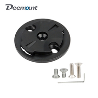 Deemount Bicycle Computer Bracket Fixed Base Accessories for Garmin Convex Male Buckle Lightweight Plastic Bike Repair Adaptors