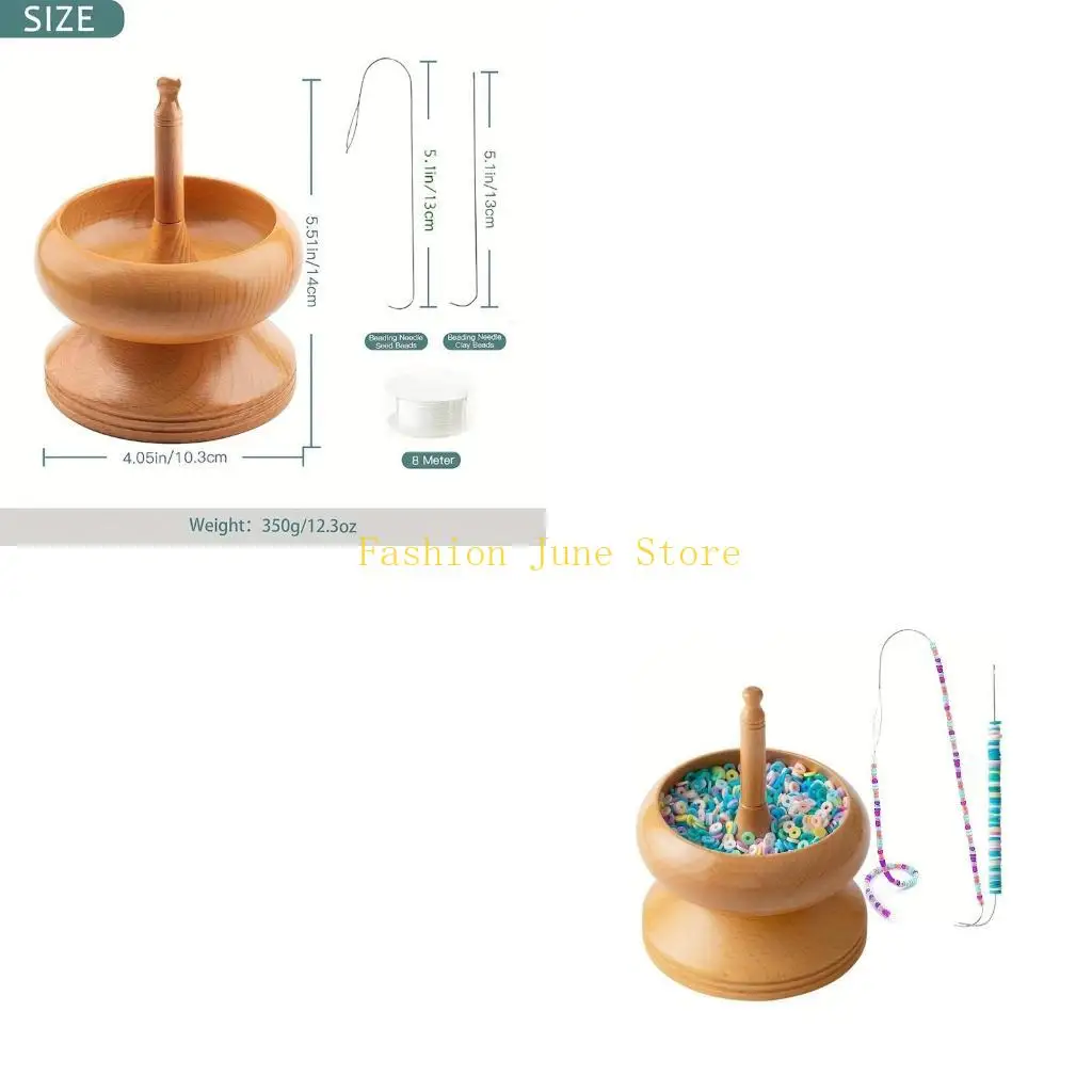 

N5Ka Beader Spinner Beading Bowling Leason в использовании ювелирных украшений из деревянных бусин
