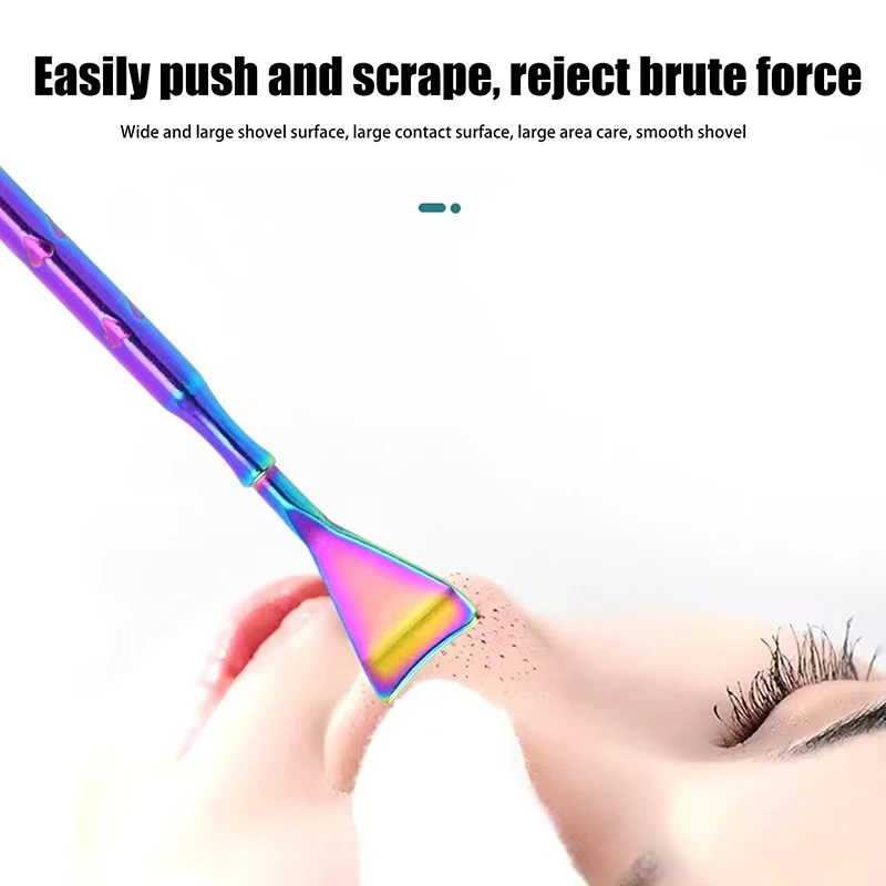 1 stks Comedondrukker Puistje Popper Tool Acne Naald Verwijderen Behandeling Whitehead Popping Zit Neus Gezicht Smet Extractor Tool