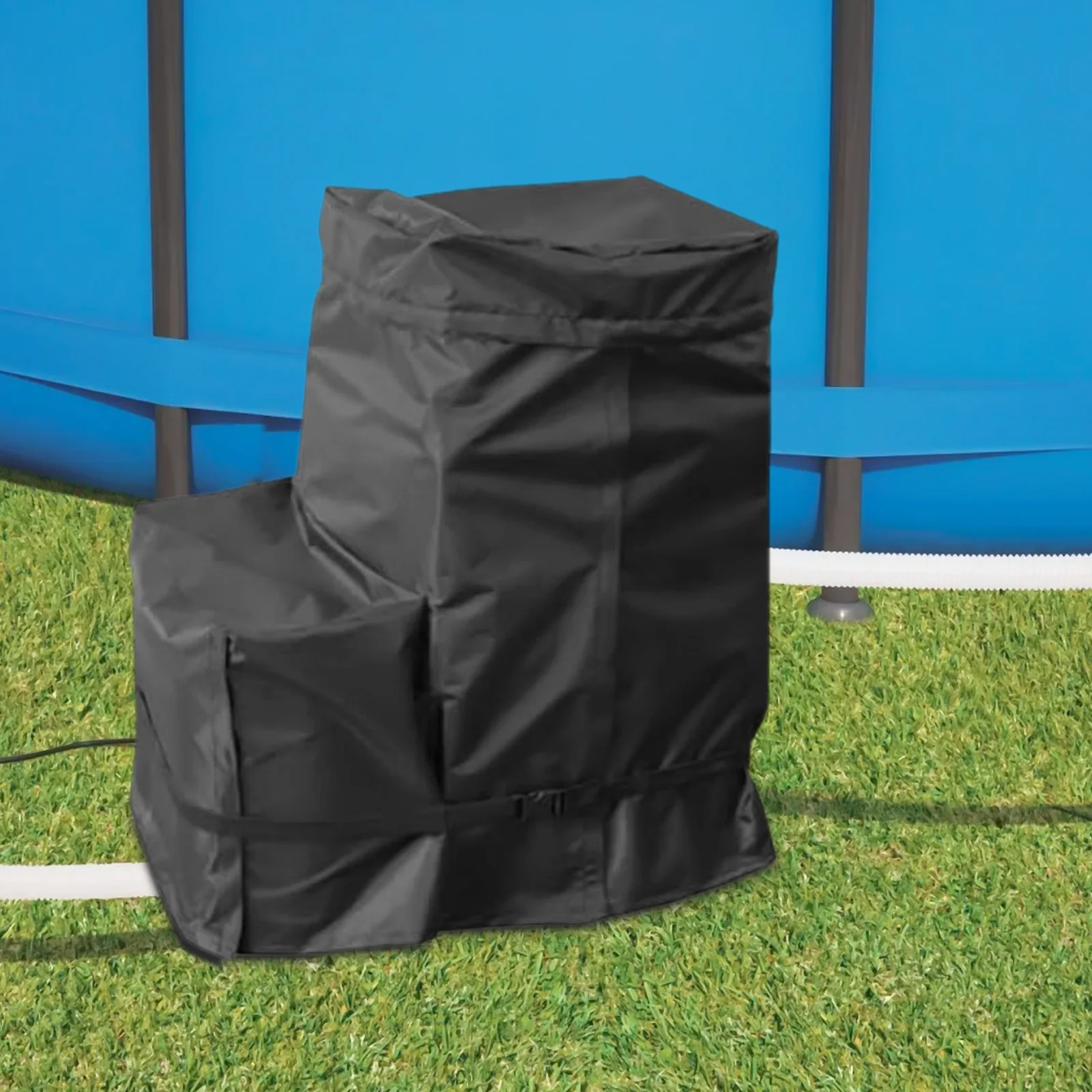 for intex Sand Filter Cover 420D Sand Filter Cover 25.9 X 24.4 X 28.3 Inches Sturdy Material Adjustable Drawstring