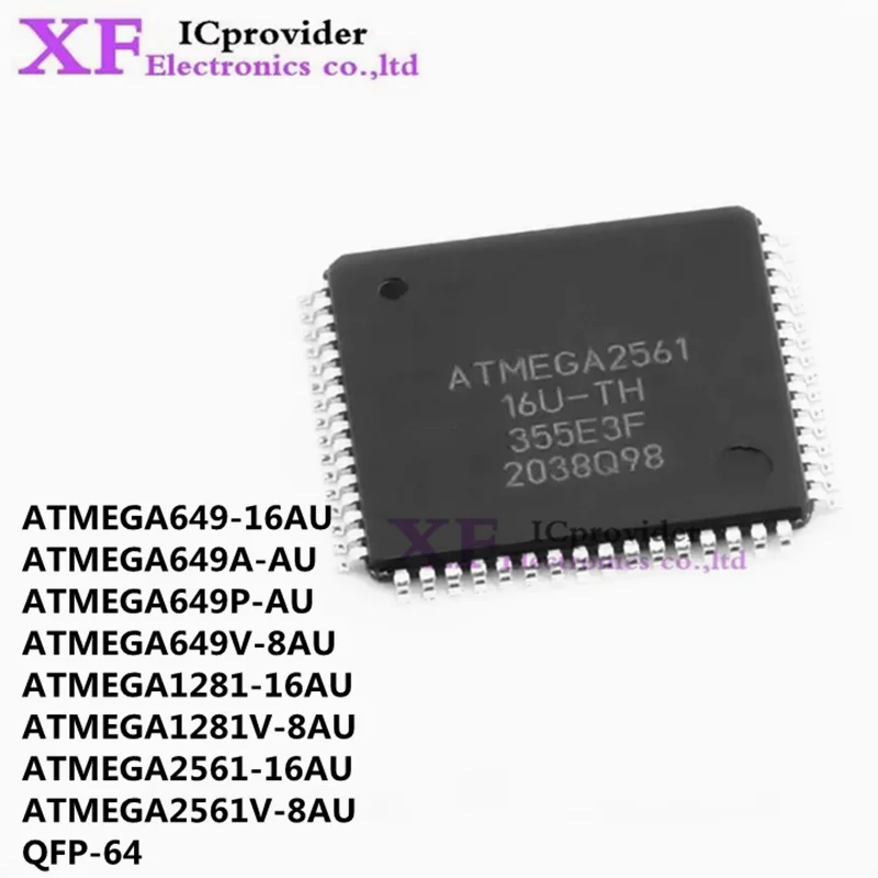 ATMEGA649-16AU ATMEGA649A-AU ATMEGA649P-AU ATMEGA649V-8AU ATMEGA1281-16AU ATMEGA1281V-8AU ATMEGA2561-16AU ATMEGA2561V-8AU QFP-64