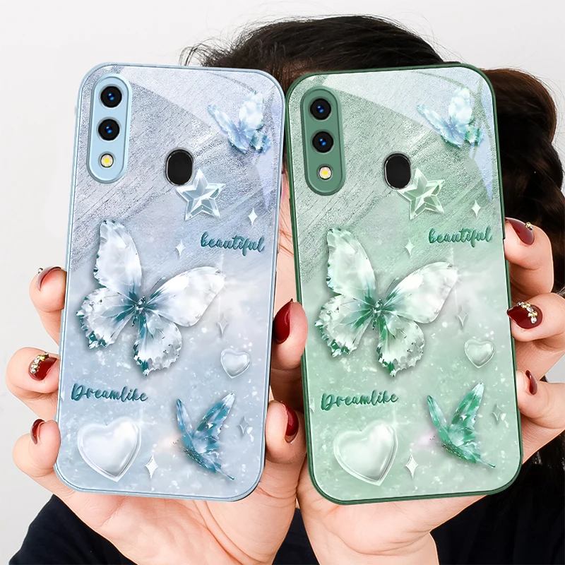 

Subtle luster butterfly For Samsung A20 30 22 23 24 25 26 31 32 A33 34 35 42 50 51 52 53 54 55 56 70 71 72 73 glass phone case