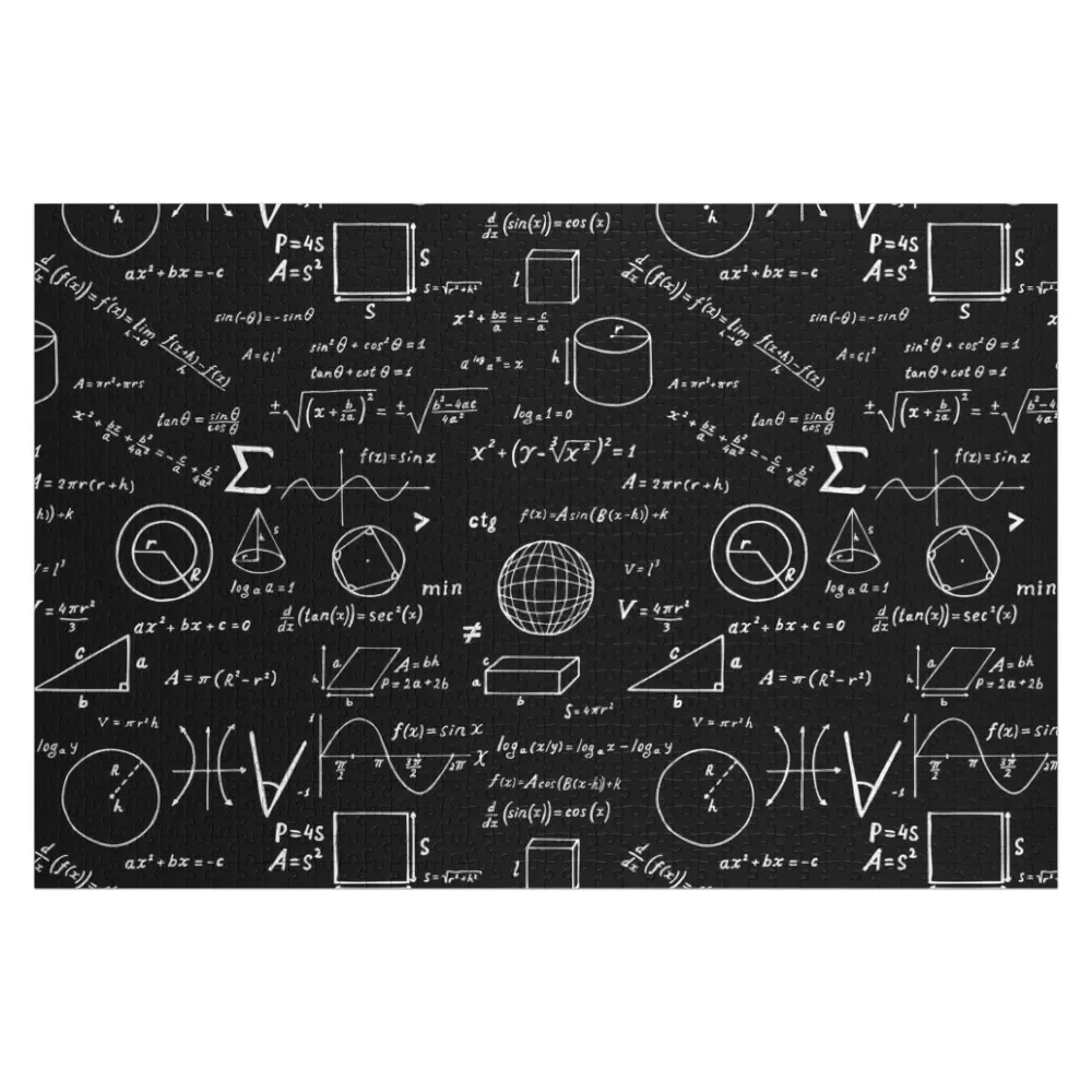 

Math Formulas Jigsaw Puzzle Custom Kids Toy Custom Wooden Name Puzzle