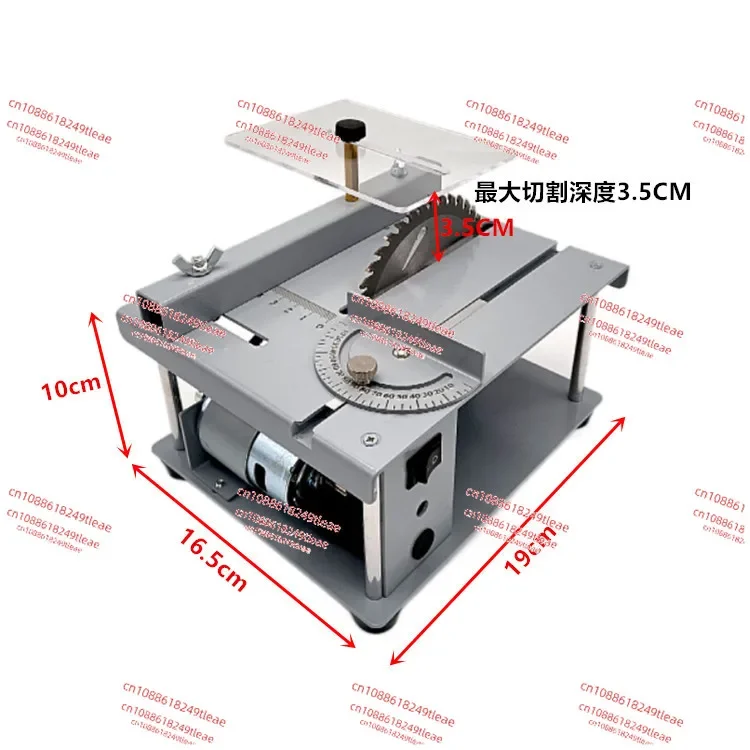 Small Multifunctional Miniature Table Saw Drama DIY Model Precision Chainsaw Mini Metal Small Home Cutting Machine